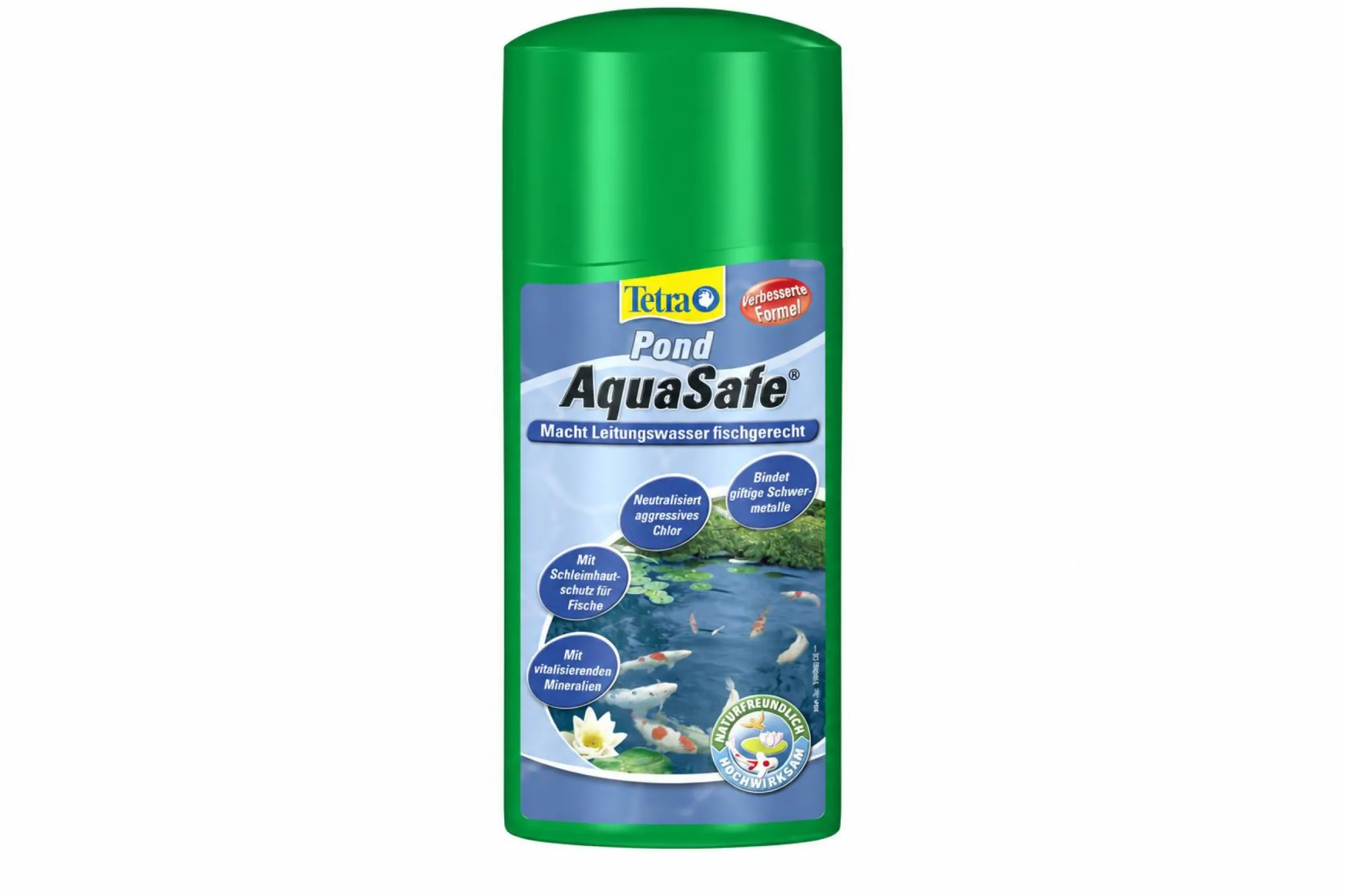 Tetra Pond AquaSafe 500 ml – KI-generierte Abbildung aus Produktreferenz