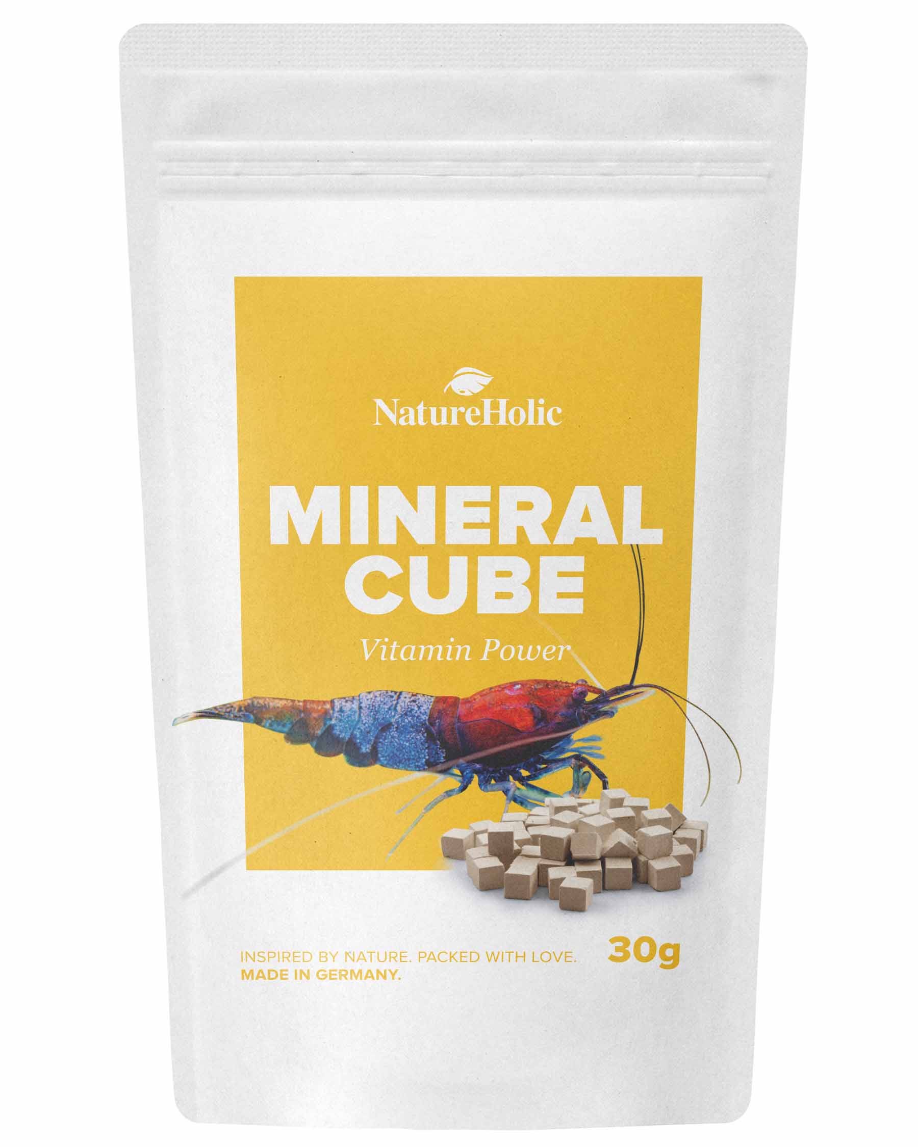 NatureHolic MineralCube Vitamine Power, Mineralfutter, 30 g
