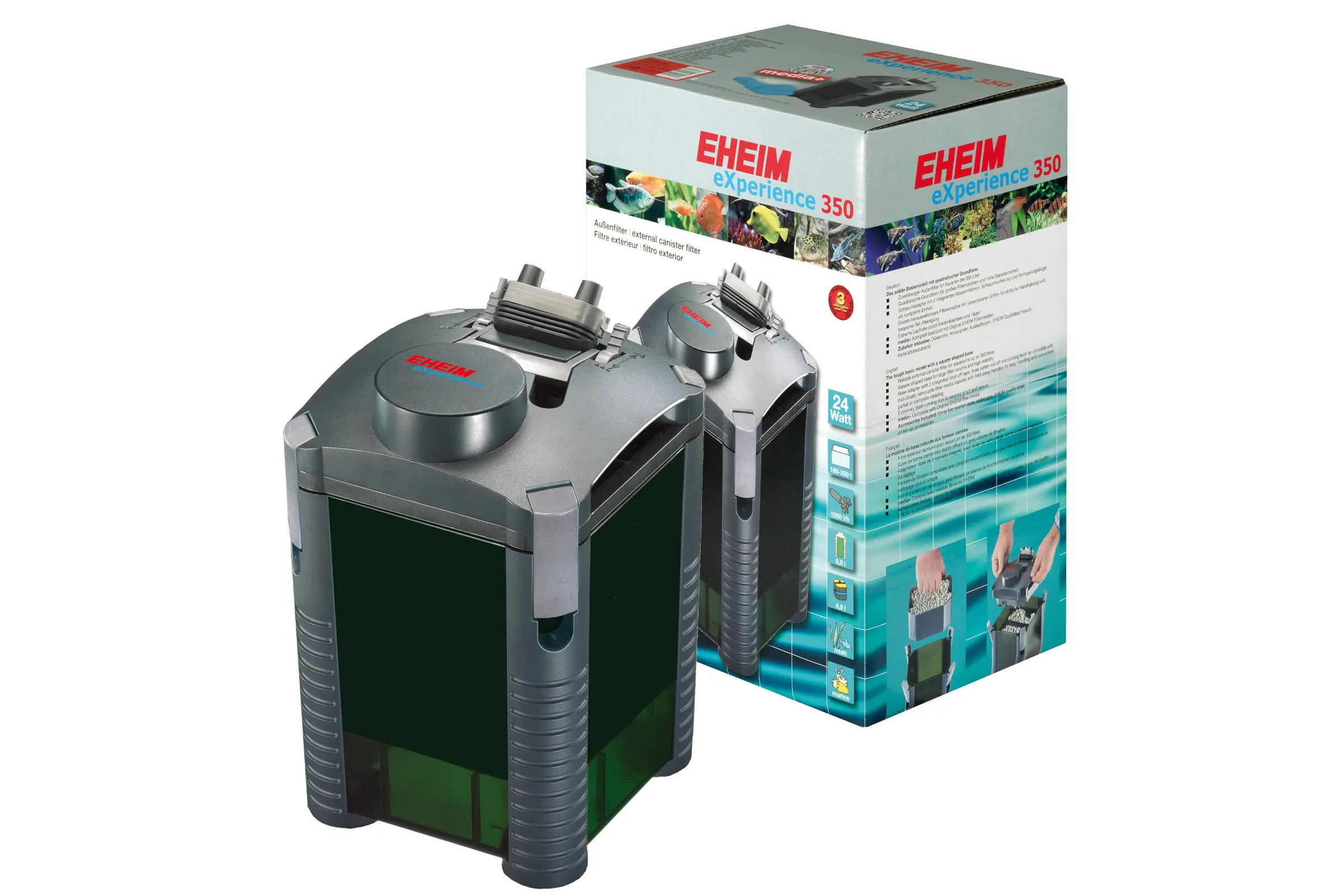 Eheim eXperience 350, Komfort-Außenfilter