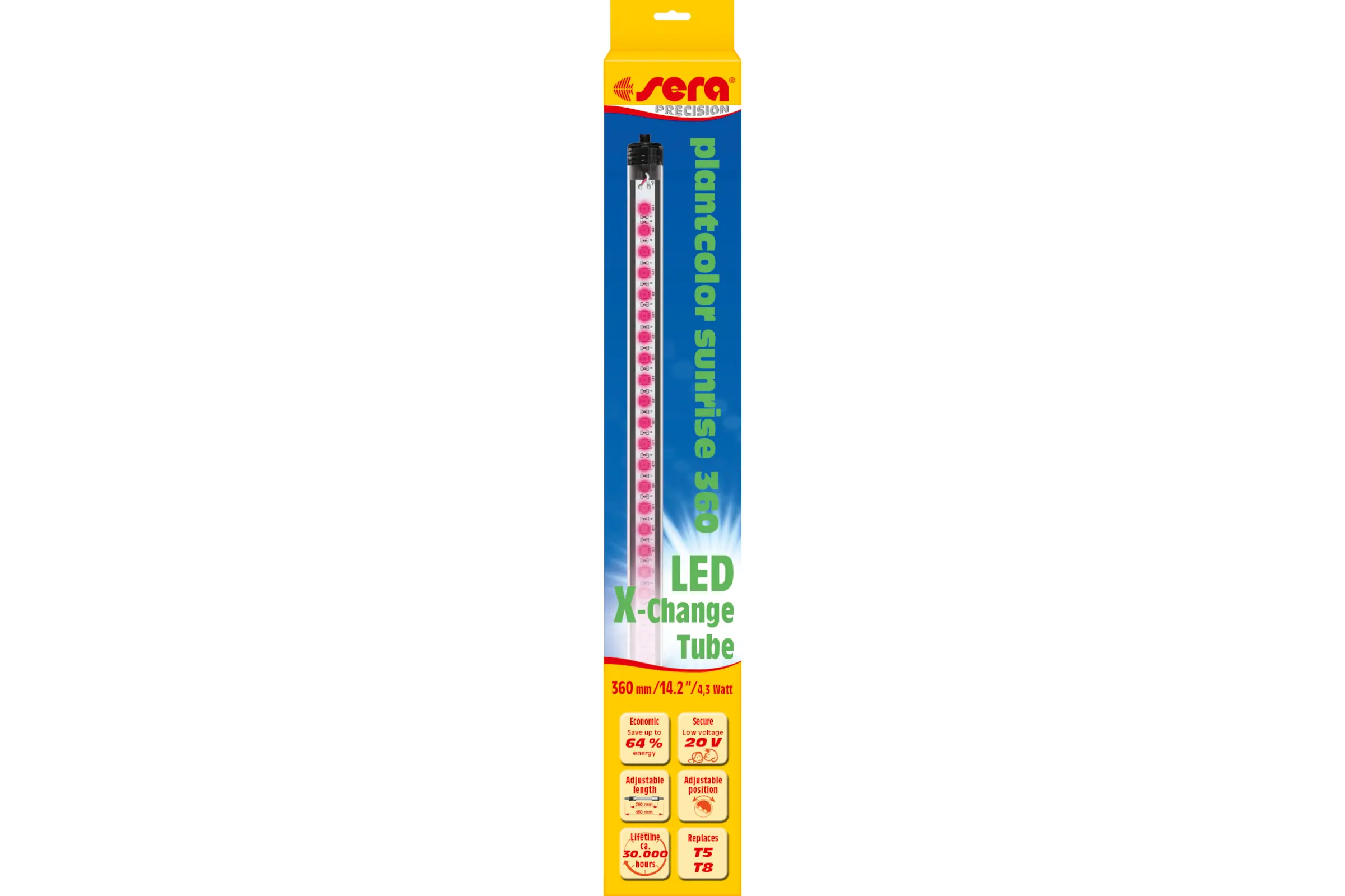 Sera LED X-Change Tube LED plant color sunrise, in 6 Längen Kopie