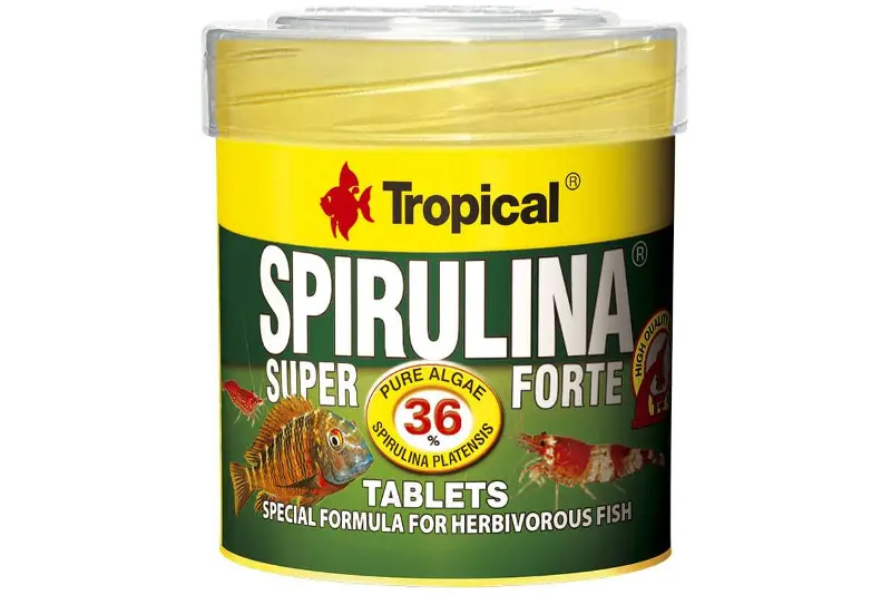 Tropical Super Spirulina Forte 36 % Tablets, 50 ml