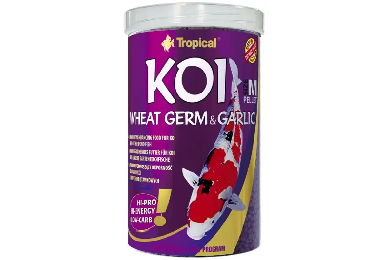 Tropical Koi Wheat Germ & Garlic M, 1 Liter