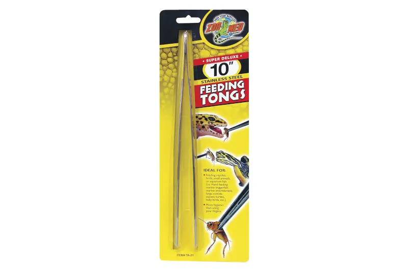 Zoomed Edelstahl Futterzange, 25 cm