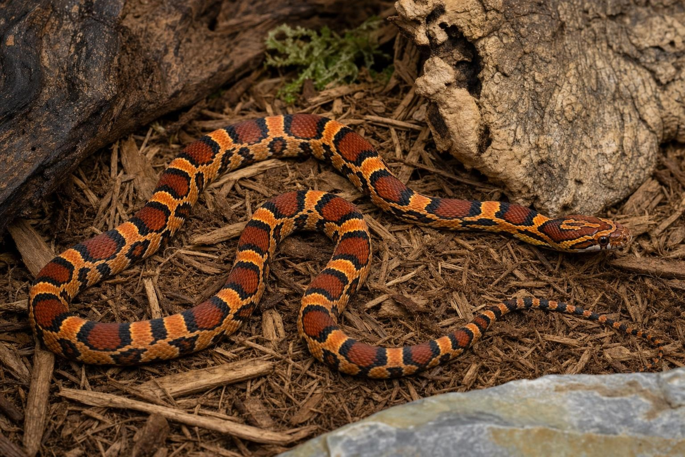 Abbott-Okeetee-Kornnatter, Pantherophis guttatus