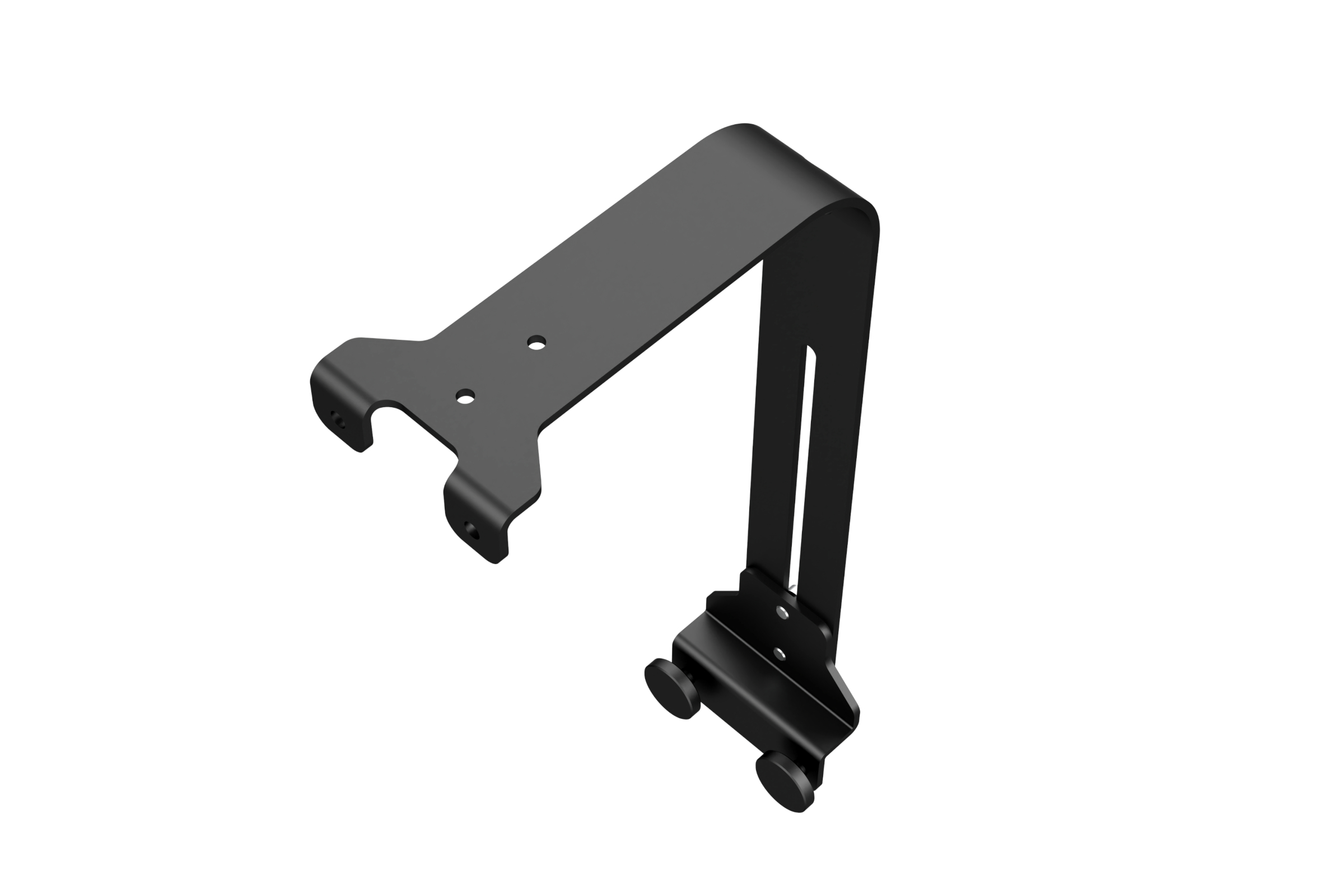 Kopfhörerhalter zur Befestigung an Tischkante, schwarz