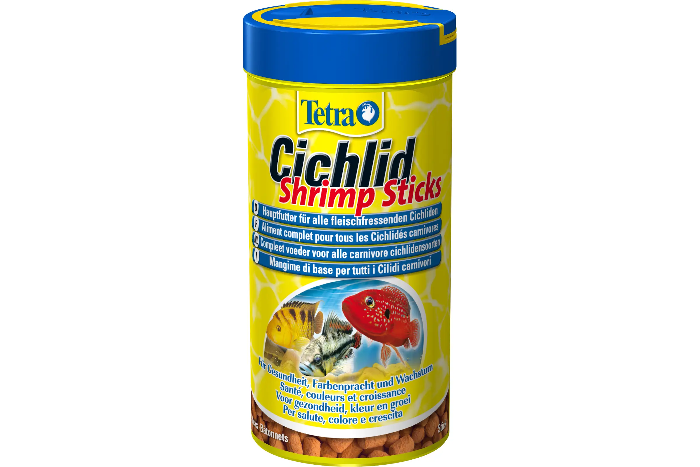 Tetra Cichlid Shrimp Sticks, Hauptfutter-Sticks, 250 ml
