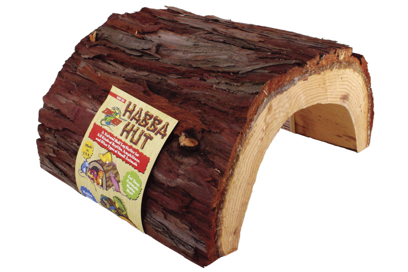Zoomed Habba Hut (natural wood product) Giant, riesige Terrarien-Holzhöhle