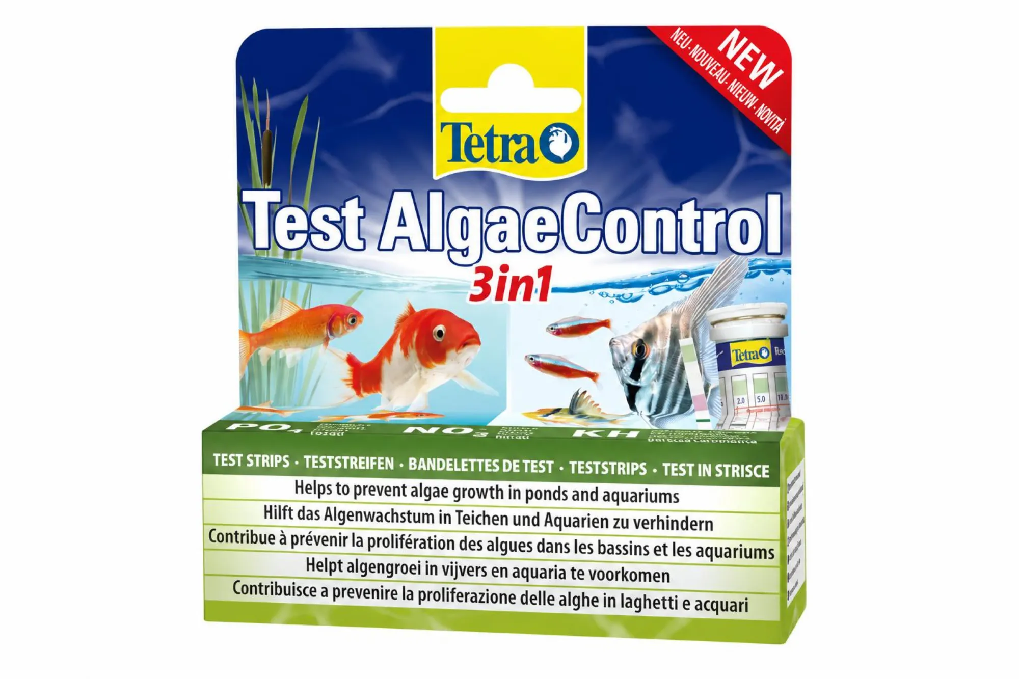Tetra Test AlgaeControl 3in1 – KI-generierte Abbildung aus Produktreferenz