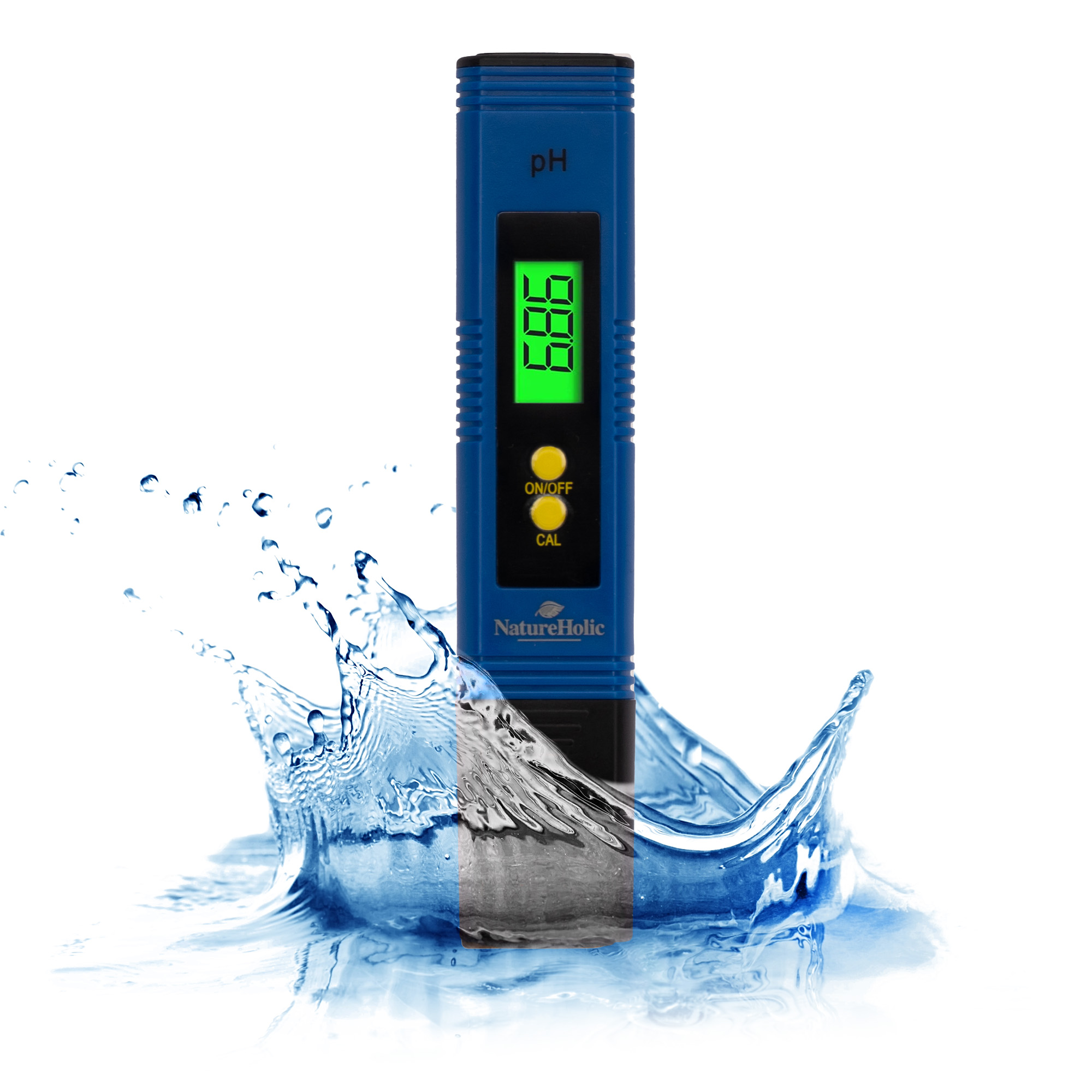 Handliches digitales pH-Messgerät mit LCD-Anzeige