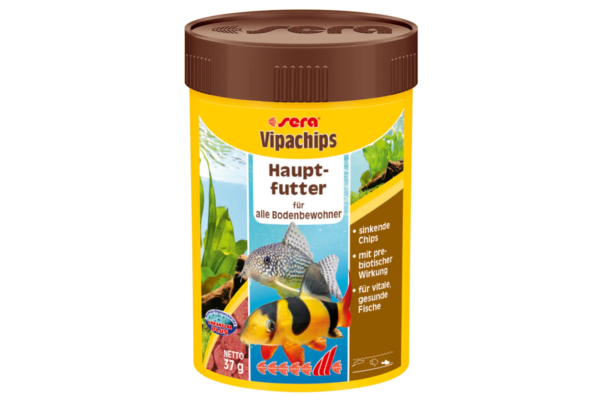 Sera Vipachips Nature, Hauptfutter-Chips, in 100 und 250 ml