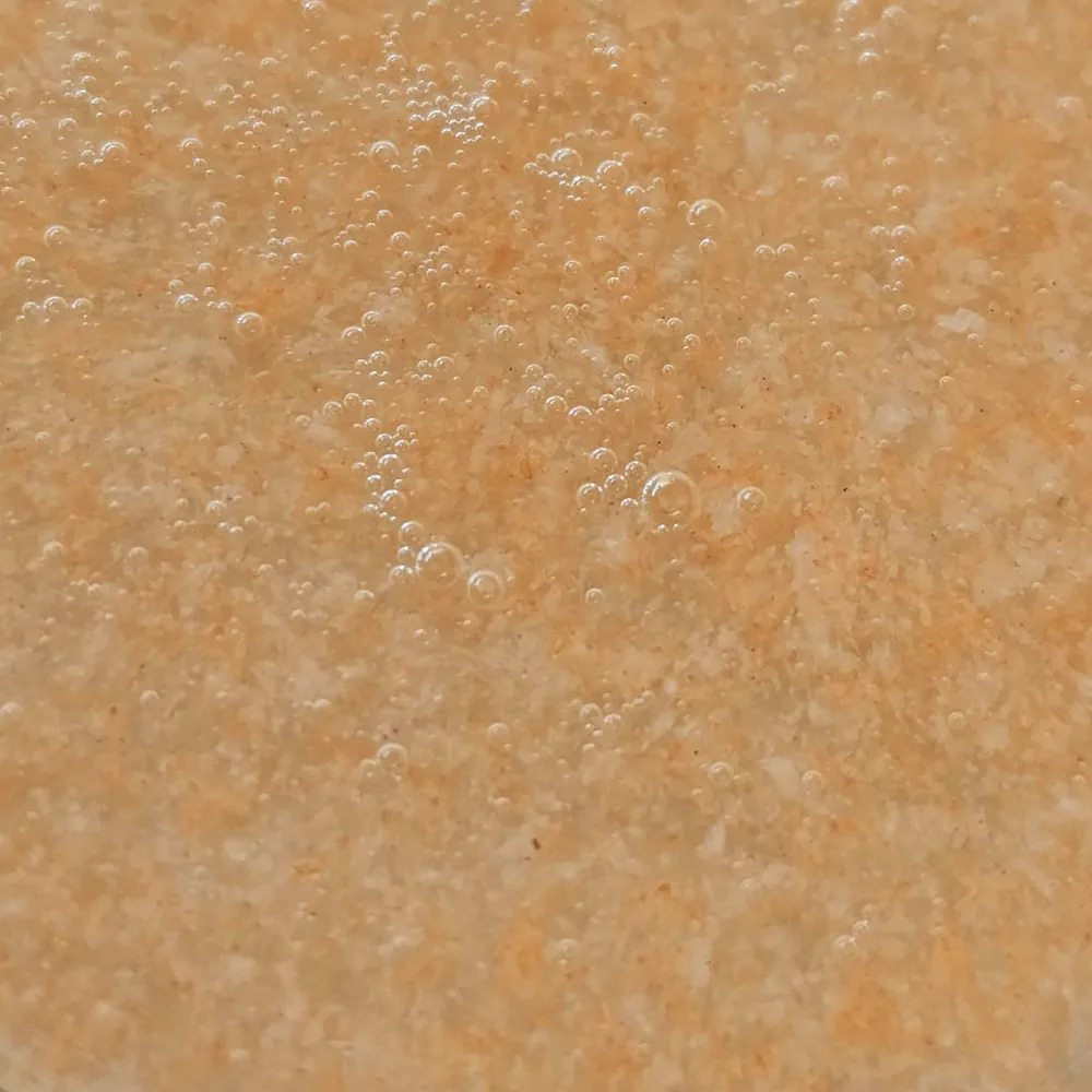 Nahaufnahme von Dupla Gel-o-Juice Cyclops: flüssiges Gel-Futter mit feinen Cyclops-Partikeln und schwebenden Luftbläschen, geeignet für Jungfische und Garnelen (50/500 ml)