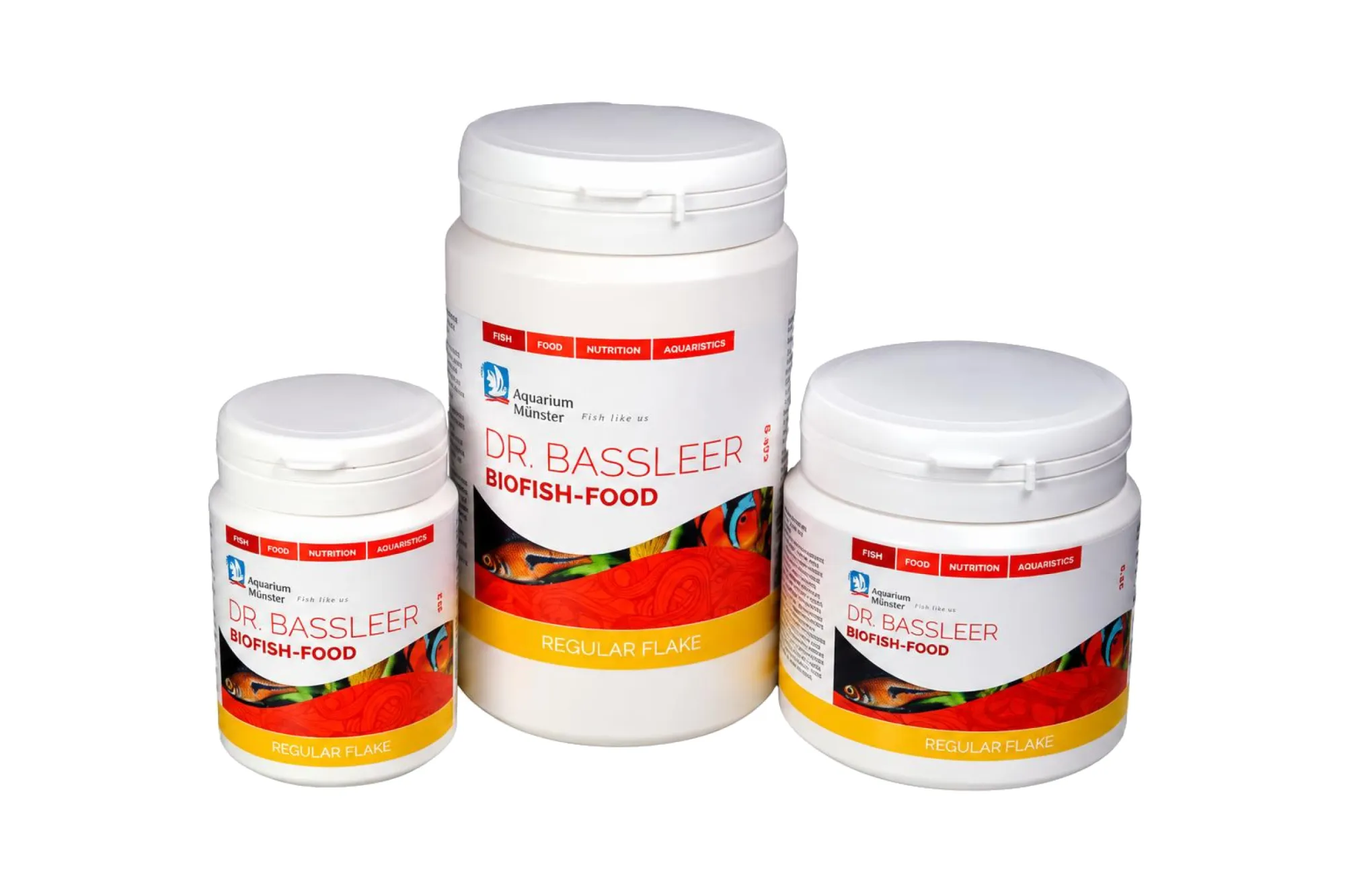 Dr. Bassleer Biofish Food Regular Flake 70 g – KI-generierte Abbildung aus Produktreferenz