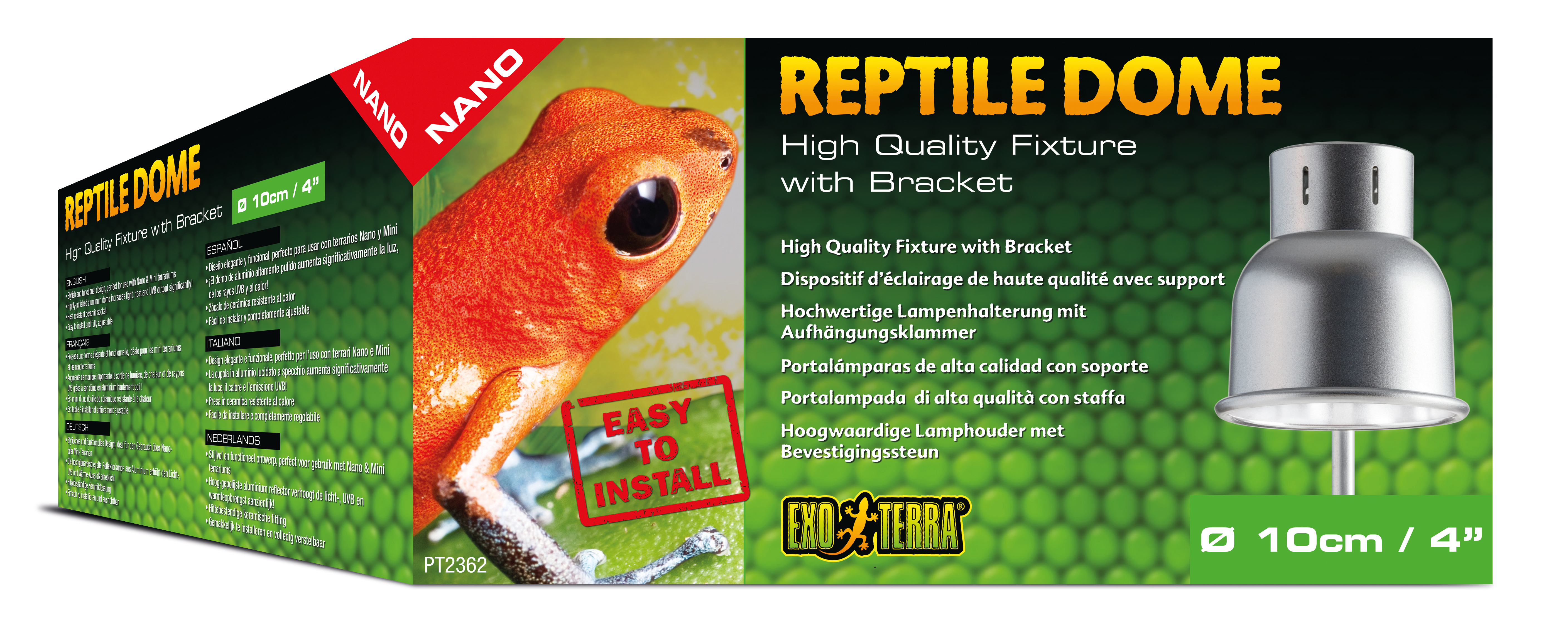 Exo Terra Reptile Nano Dome mit Halter