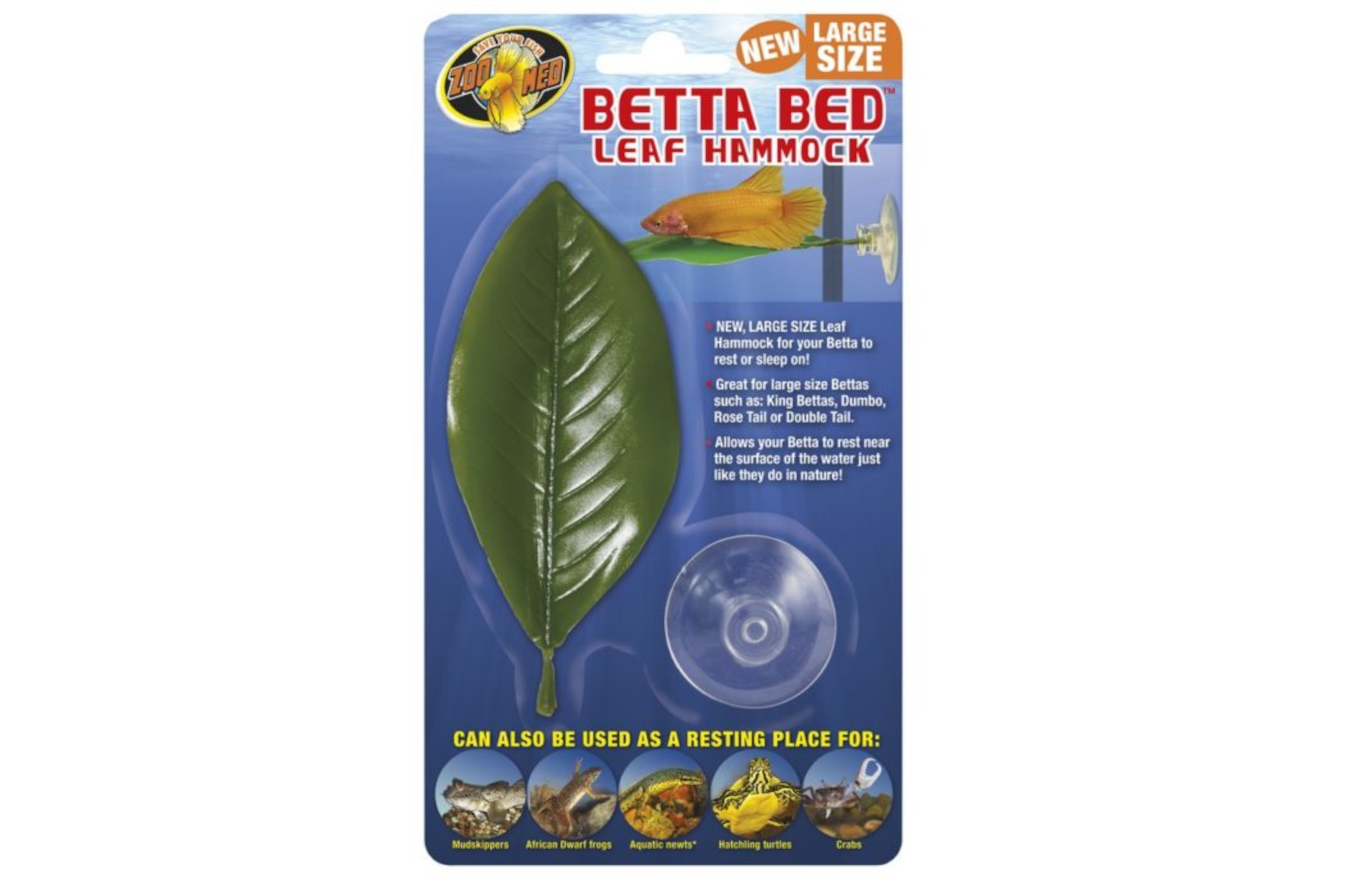 Zoomed Betta Bed - Leaf Hammock Large, Betta-Ruheplatz