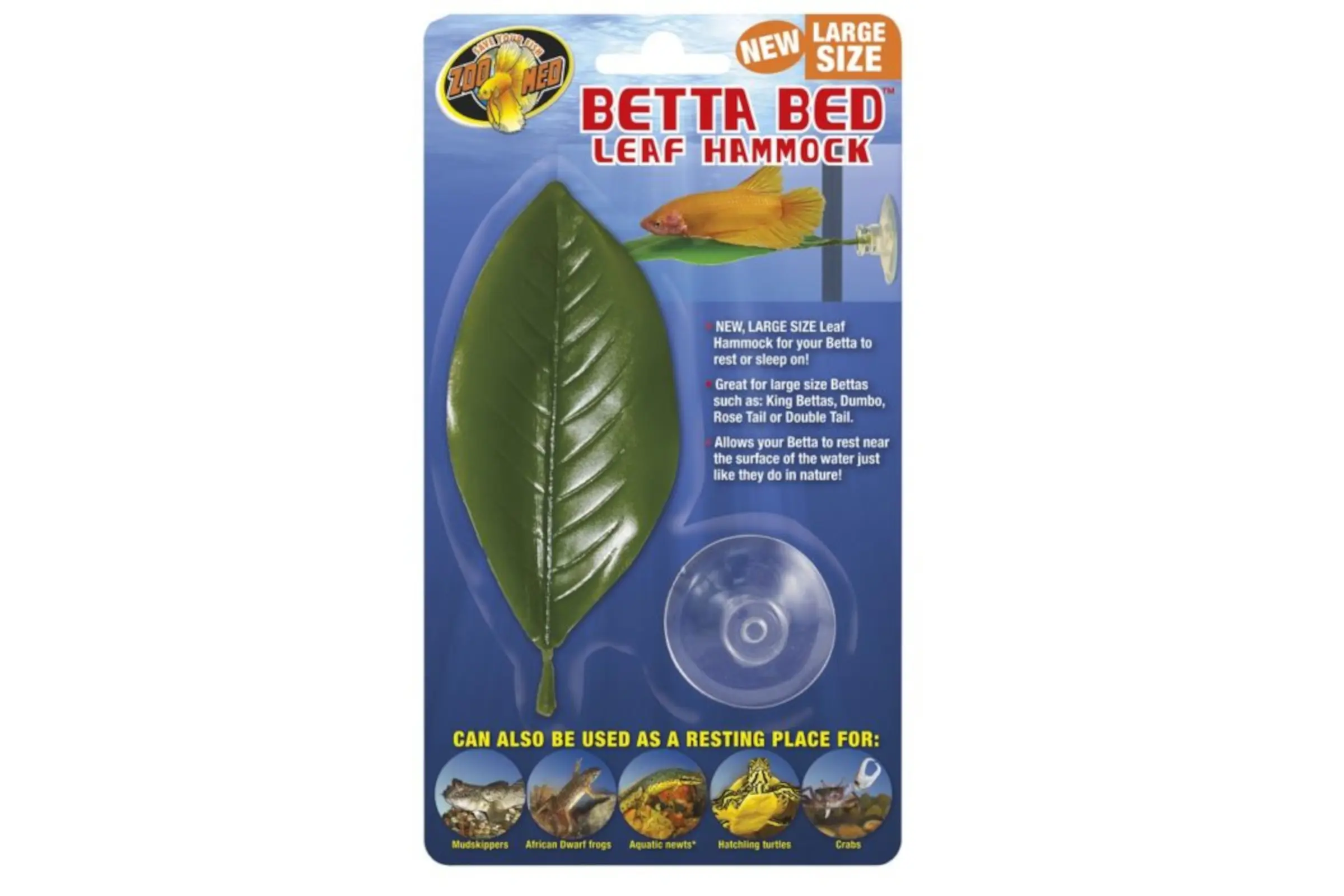 Zoomed Betta Bed - Leaf Hammock Large, Betta-Ruheplatz