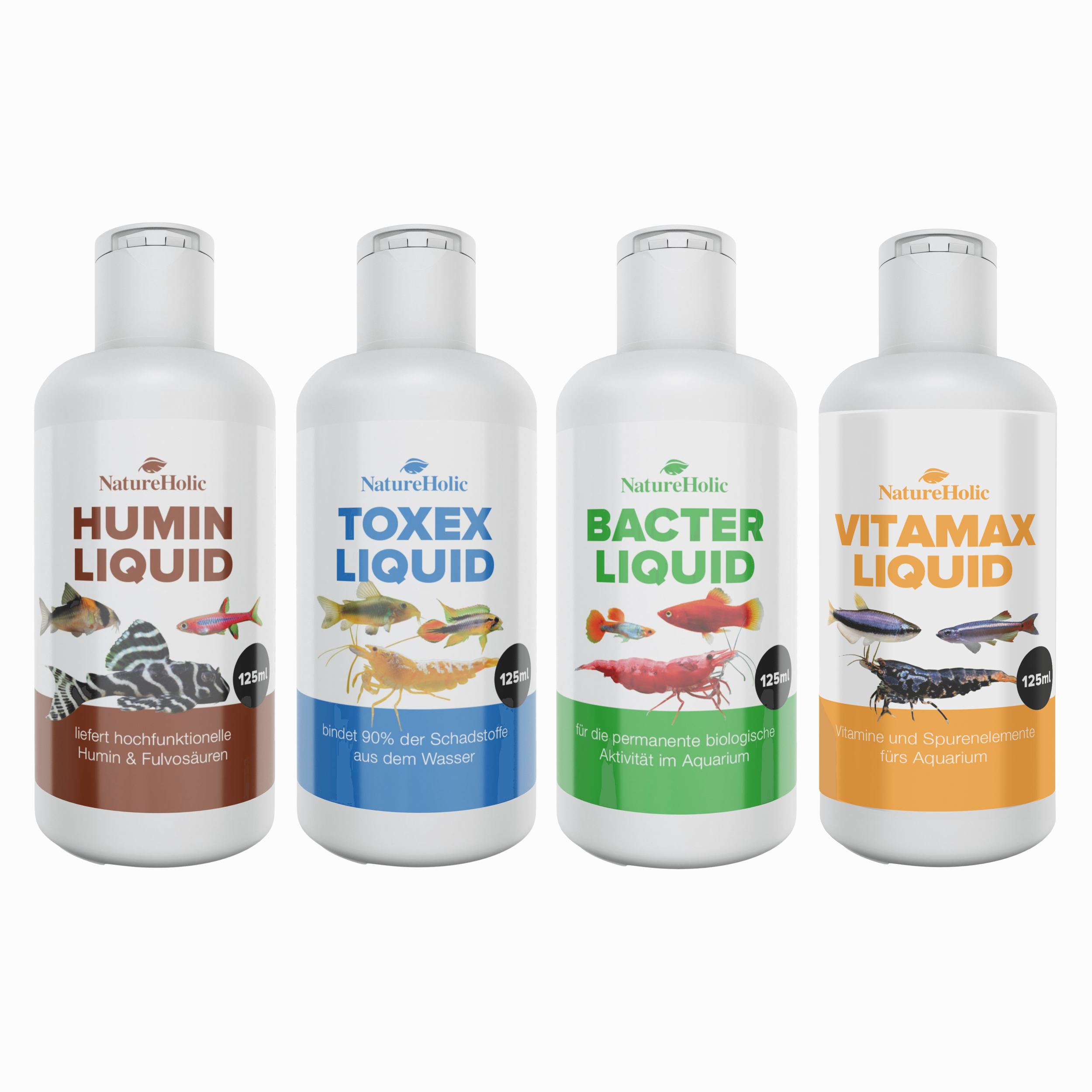 NatureHolic Aquarium Pflege-Set, Für optimale Wasserqualität & gesunde Aquarienbewohner