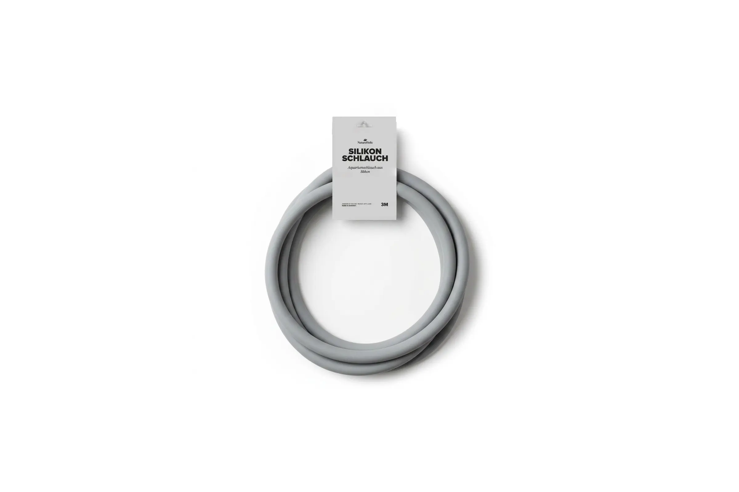 NatureHolic Silikon Aquarium Schlauch – Matt Grau – 16/22 mm – 3 m