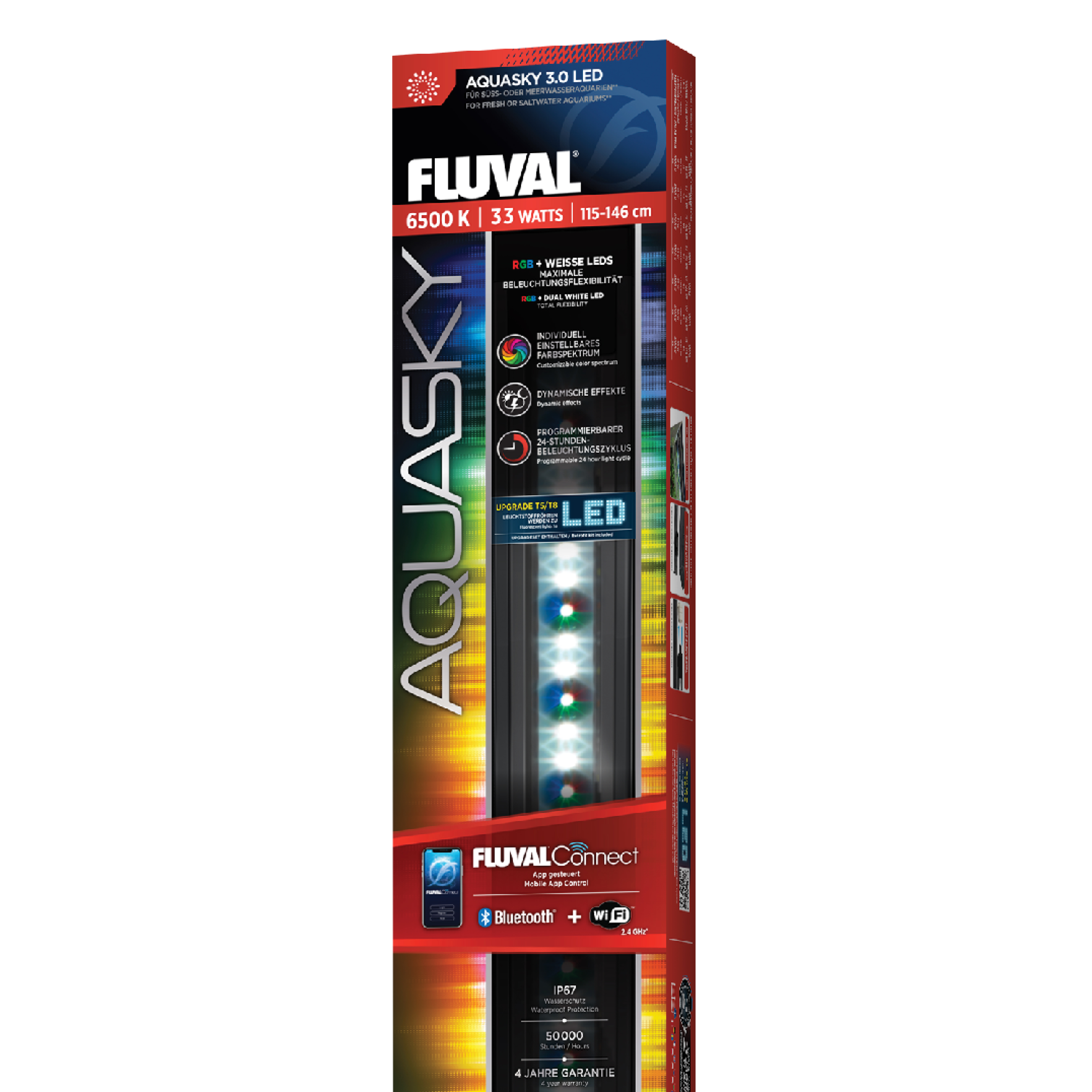 Fluval AquaSky LED 3.0, 33W, 115-146,4cm