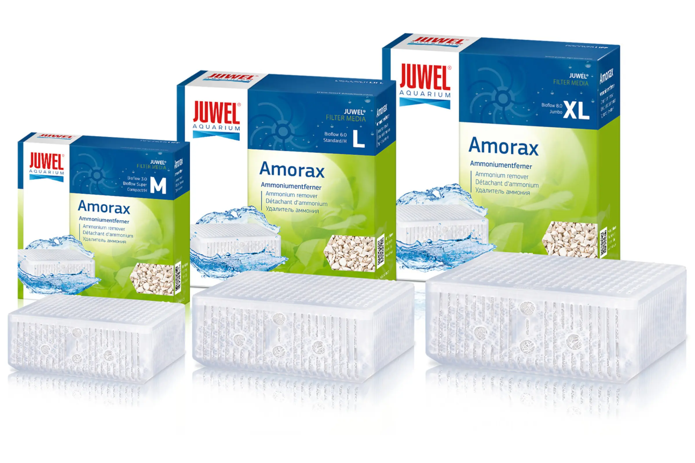 Juwel Amorax, Ammoniumentferner-Einsatz, in 3 Größen