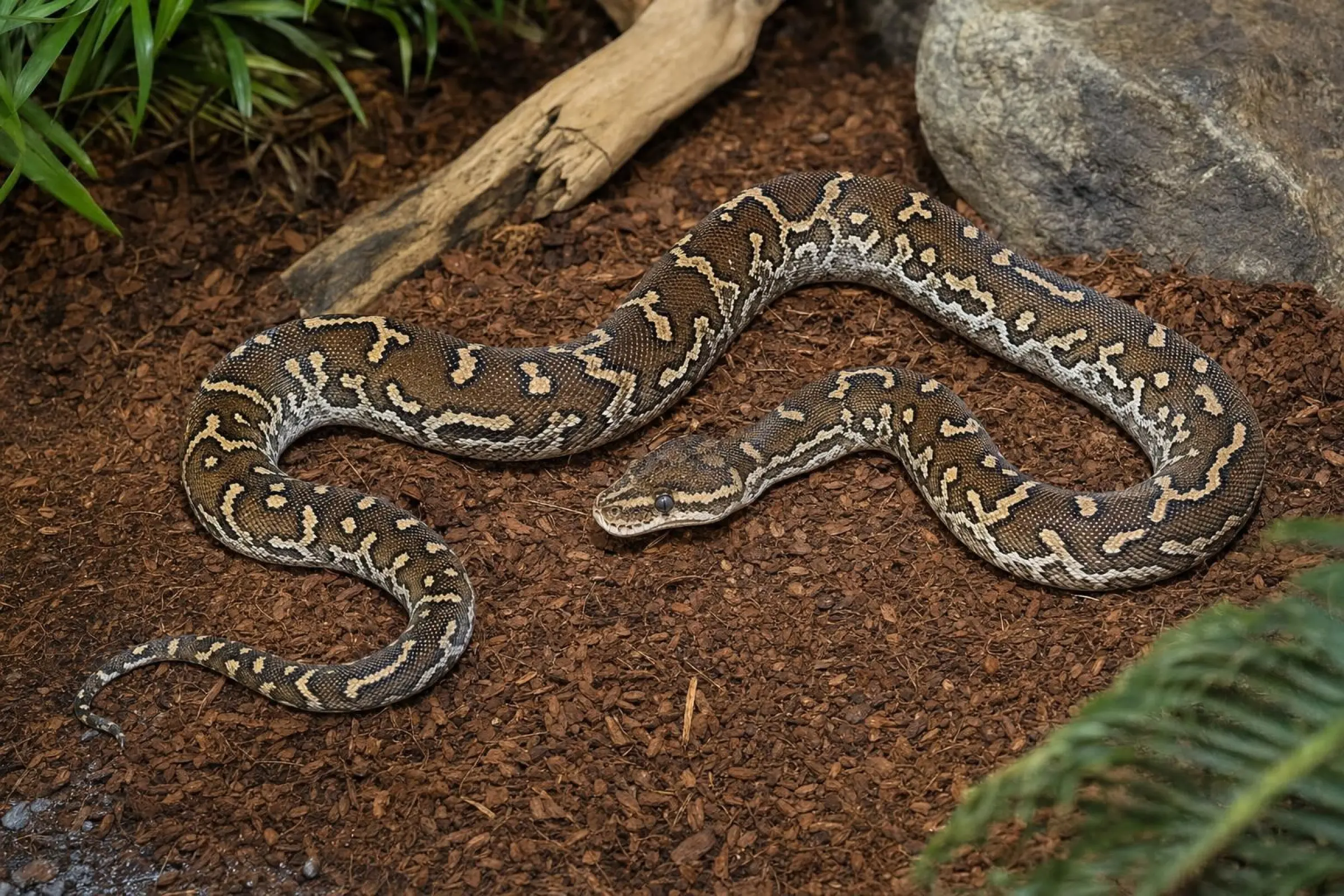 Angolapython, Python anchietae