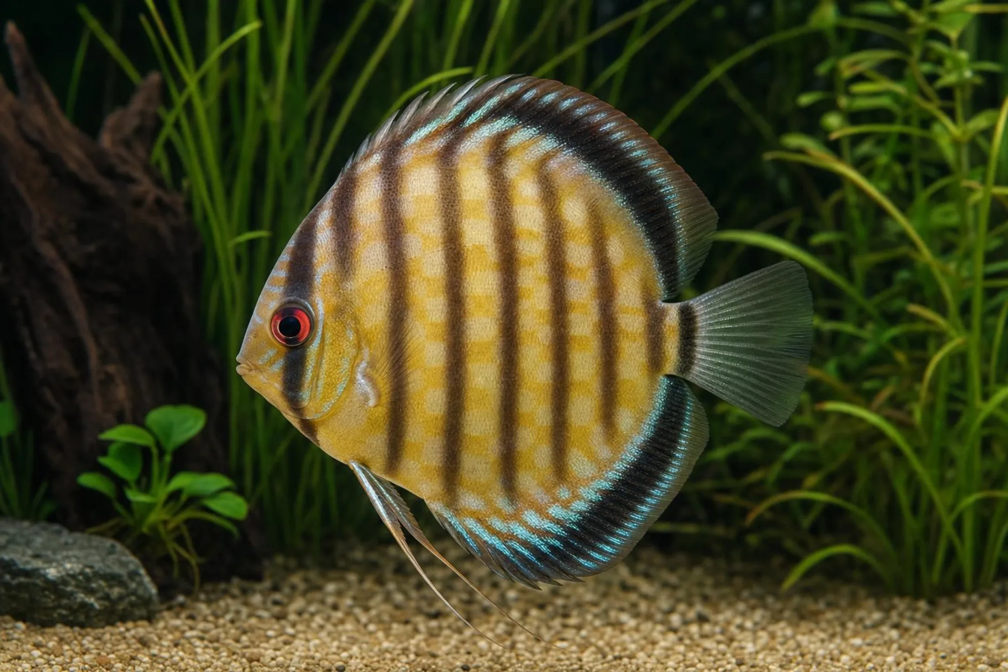 Pigeon-Checkerboard-Diskus, Symphysodon aequifasciatus