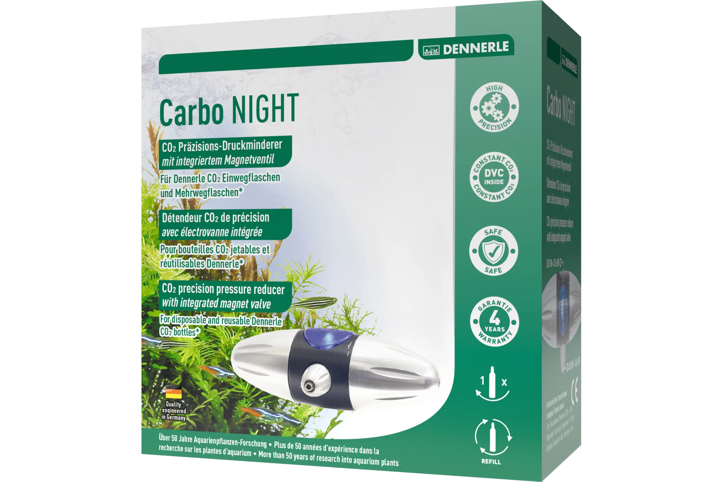 Dennerle CO² Druckminderer Evolution Space / Carbo NIGHT (Auslaufartikel)