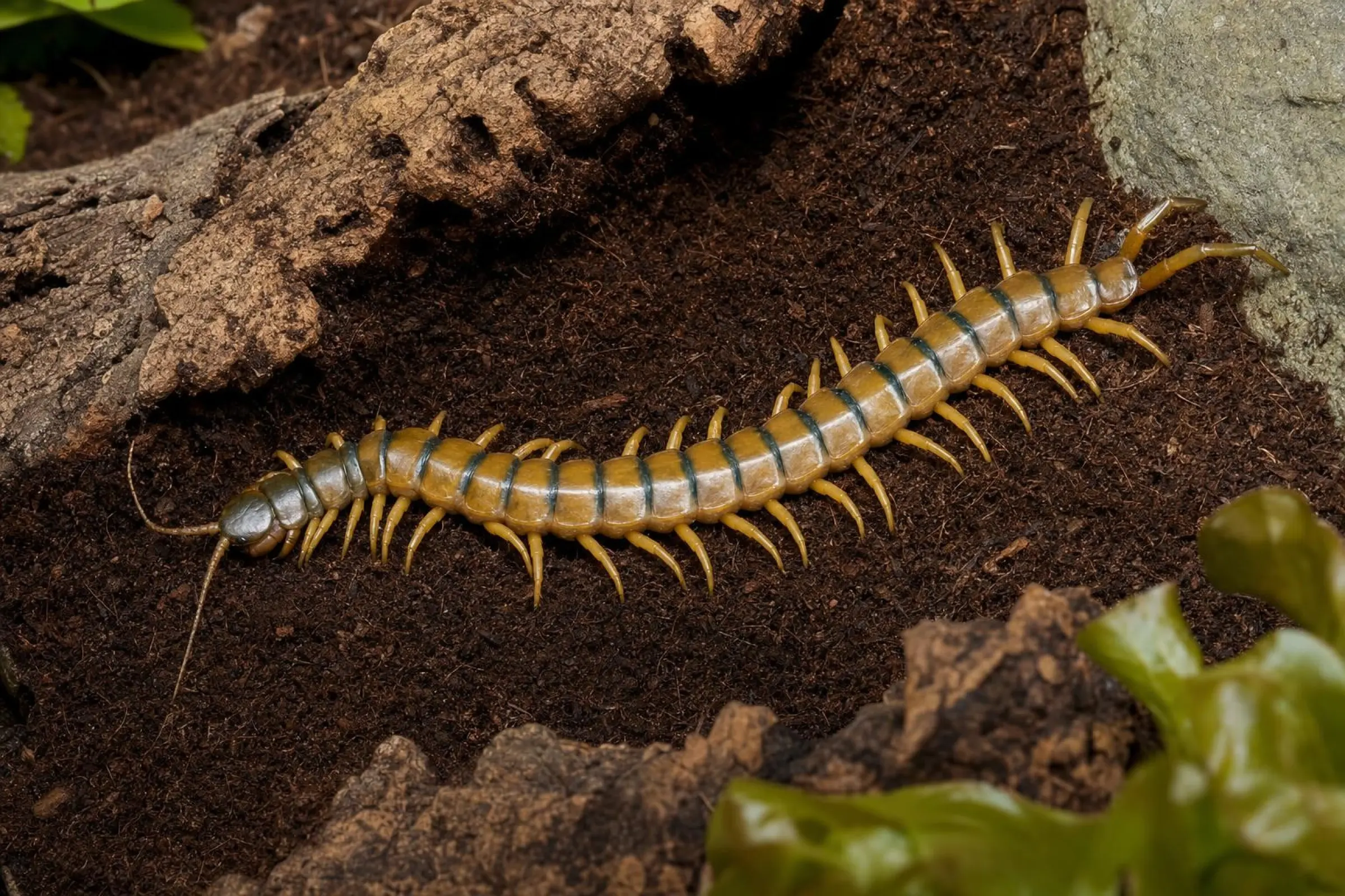 Europäischer Riesenläufer, Scolopendra cingulata
