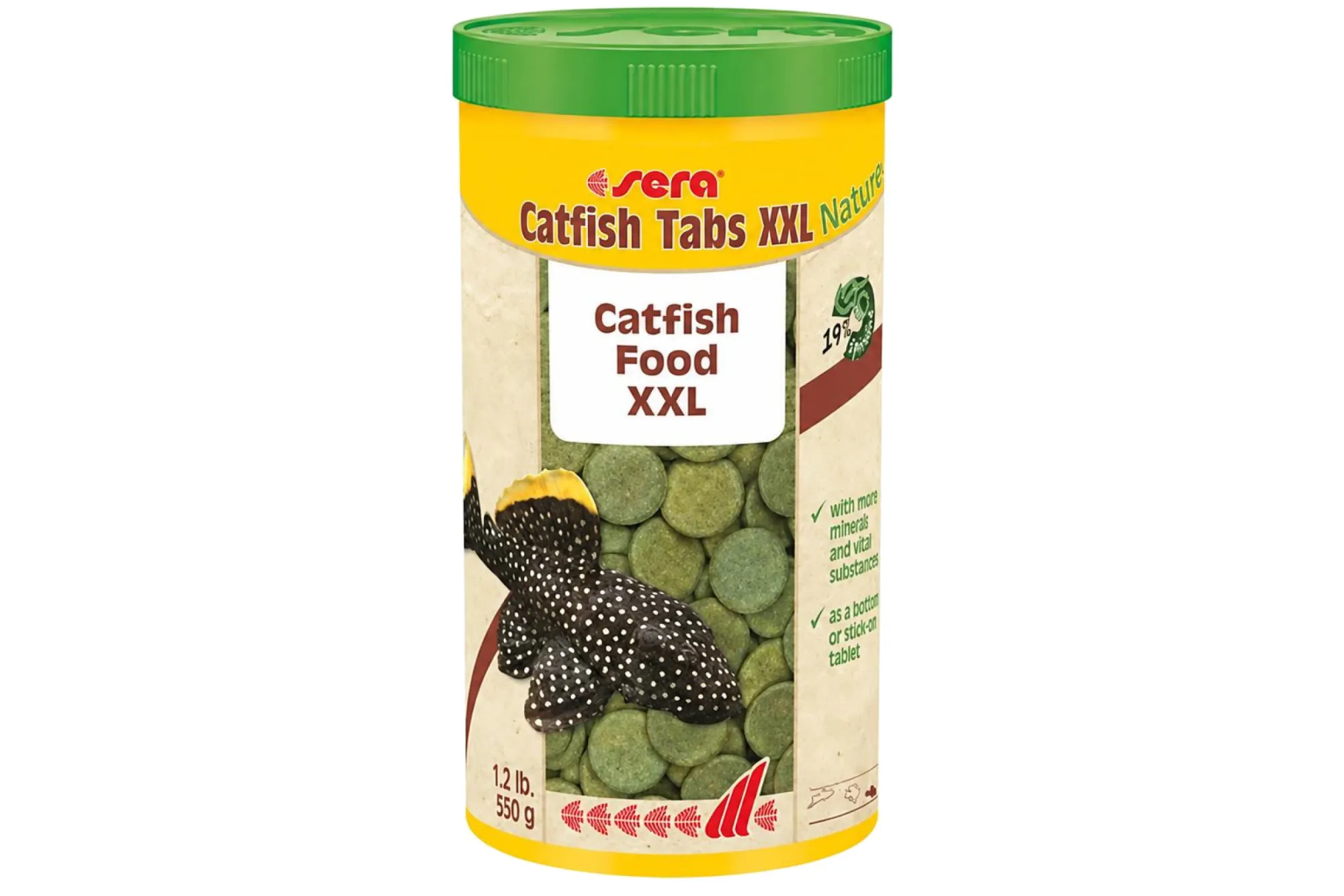 sera Pleco Tabs XL 1000 ml (550 g) – KI-generierte Abbildung aus Produktreferenz