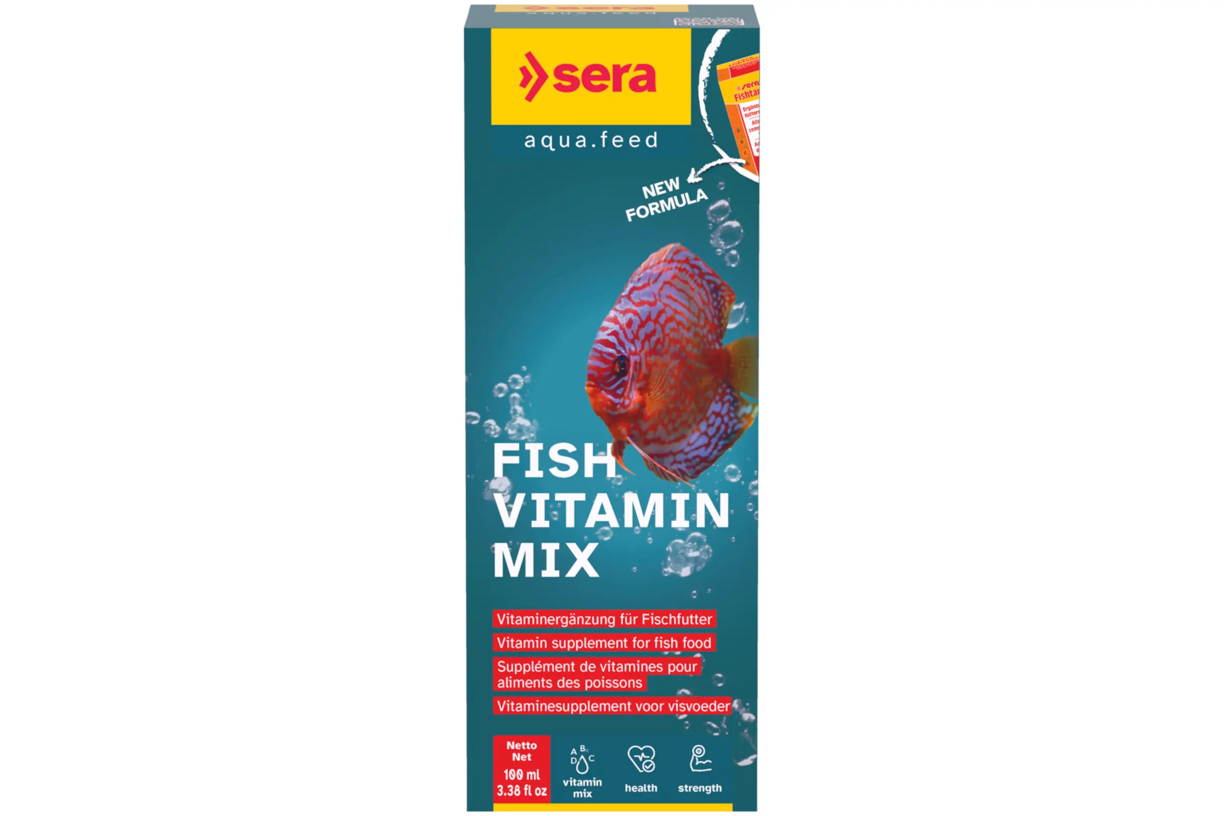 Sera Fish Vitamin Mix (ehemals Fishtamin), Ergänzungs-Vitaminpräparat, 15 ml