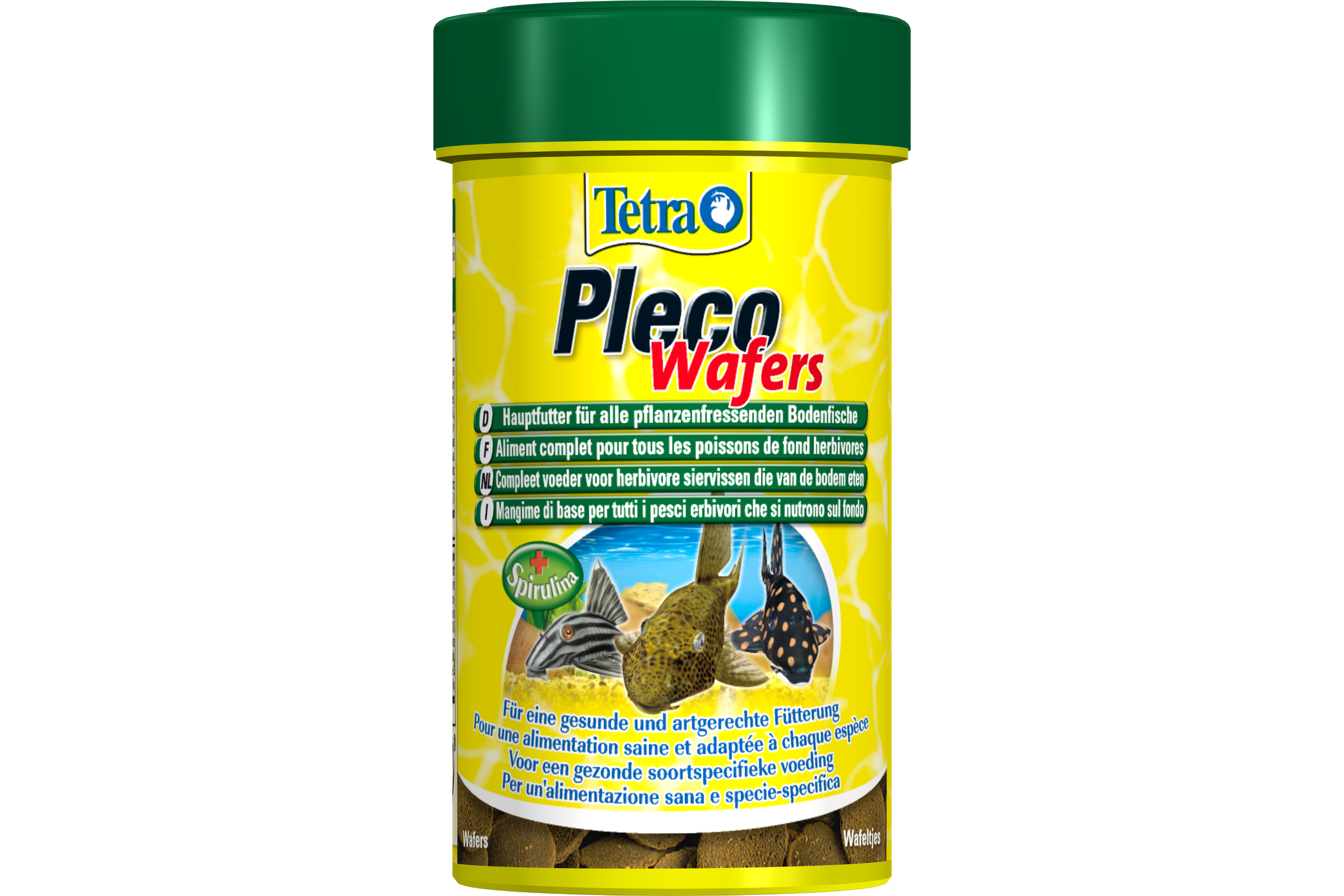 Tetra Pleco Veggie Wafers, Hauptfutter-Wafers, in 100 und 250 ml