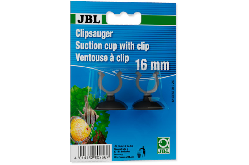 JBL ClipSauger 16 mm, 2 St. schwarz
