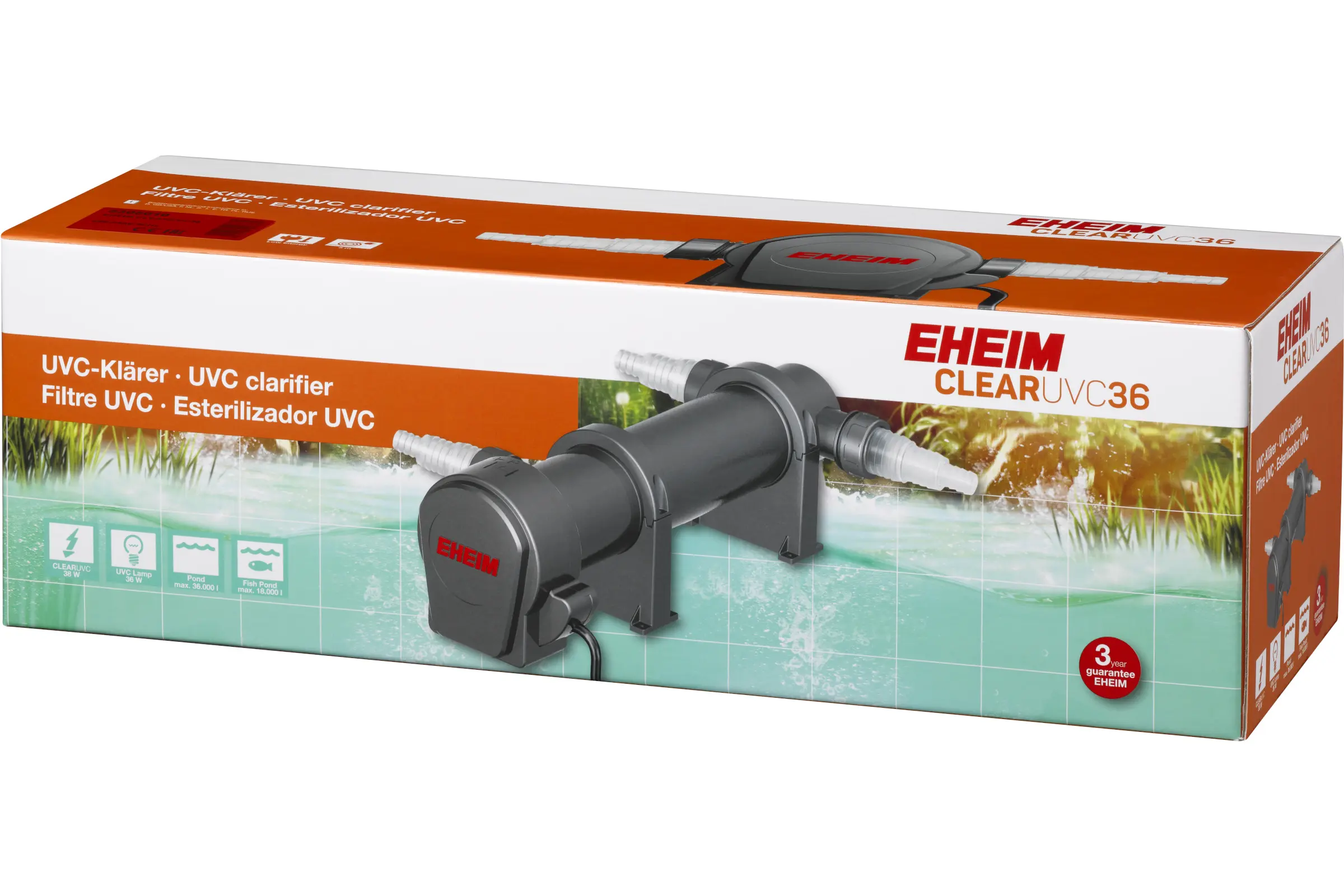 Eheim CLEARUVC-36, Teich-UV-Klärer mit 36 Watt