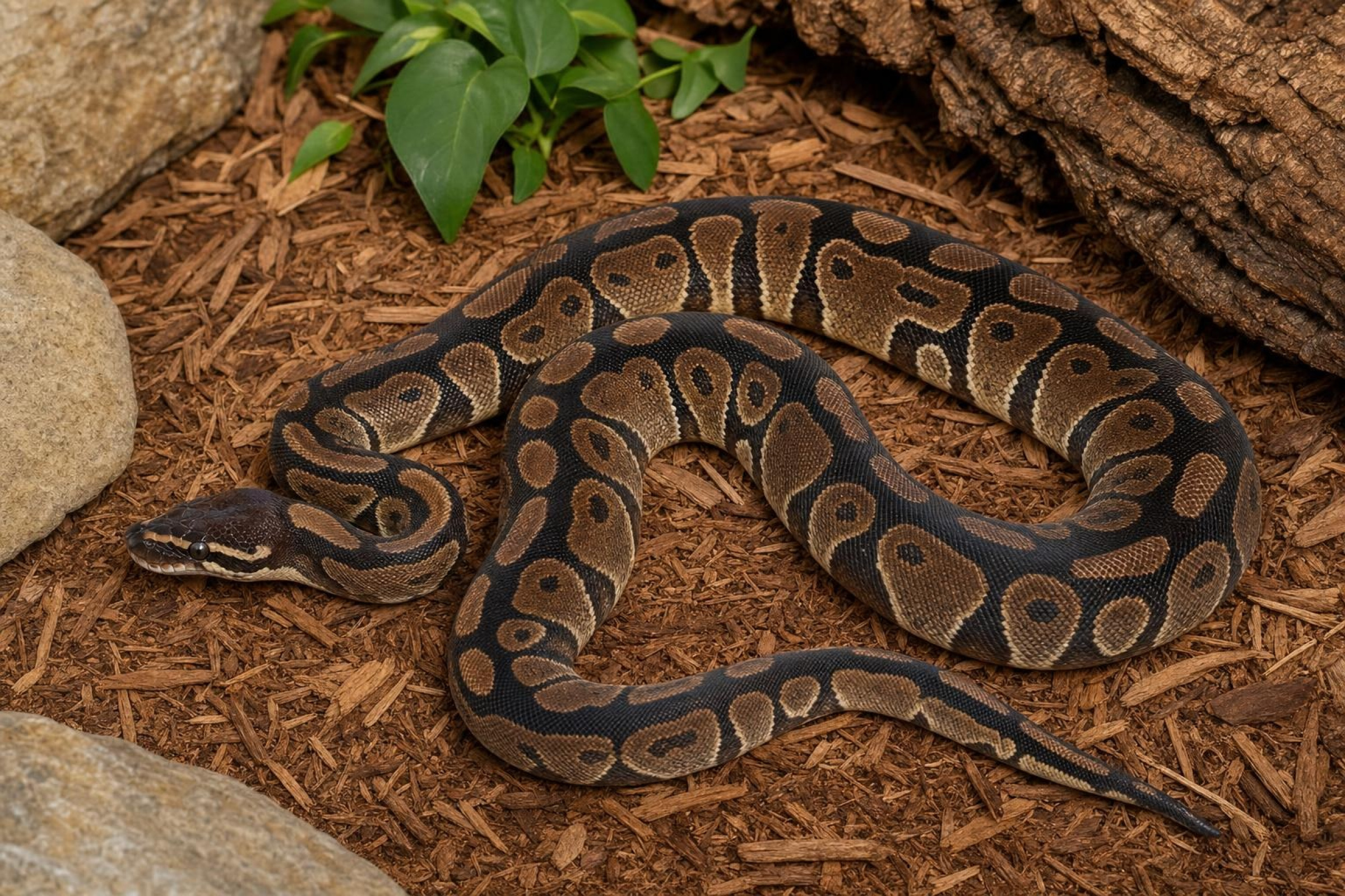 Königspython „GHI Chocolate“, Python regius