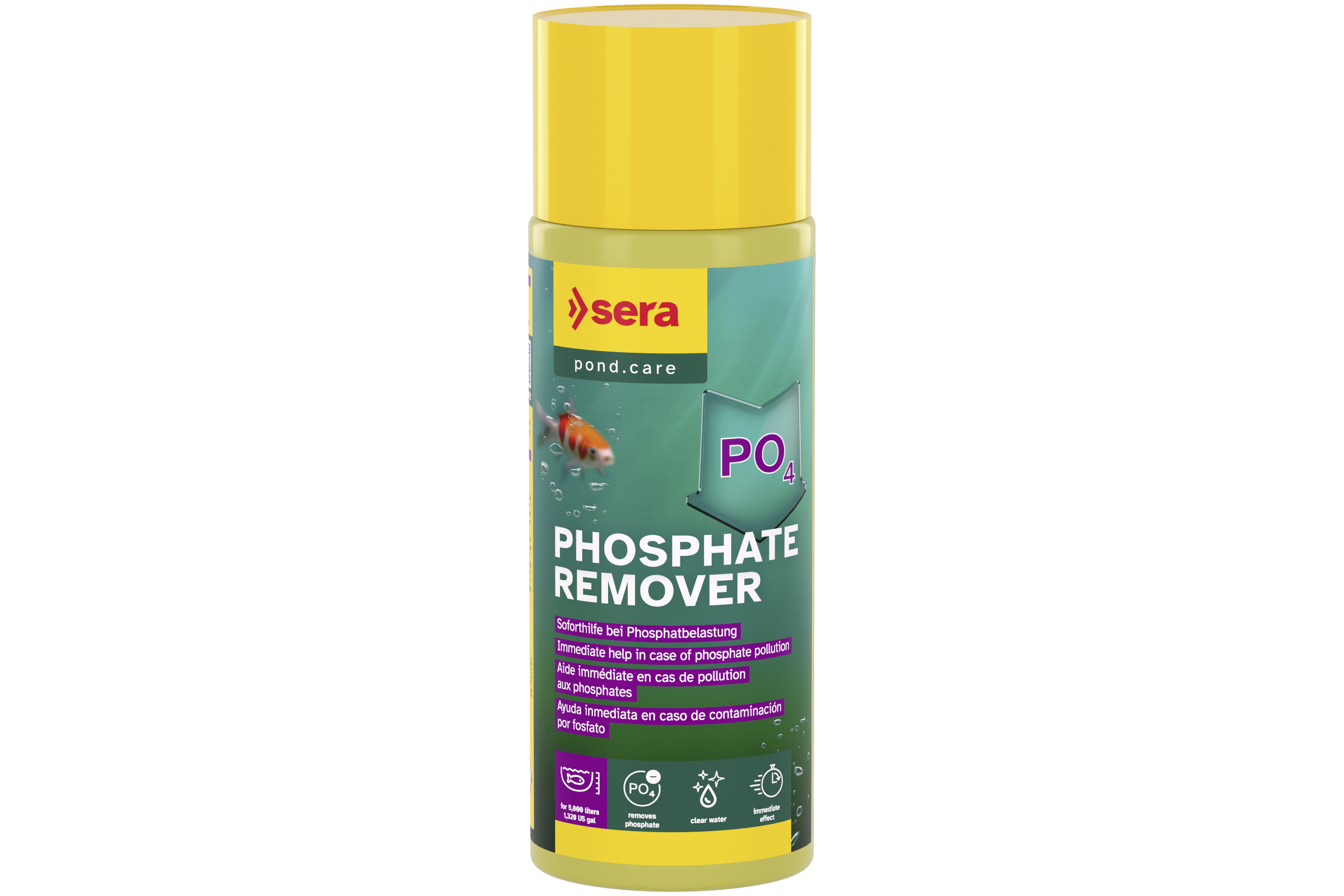 Sera pond Phosphat Remover, in 500 ml und 2,5 Liter